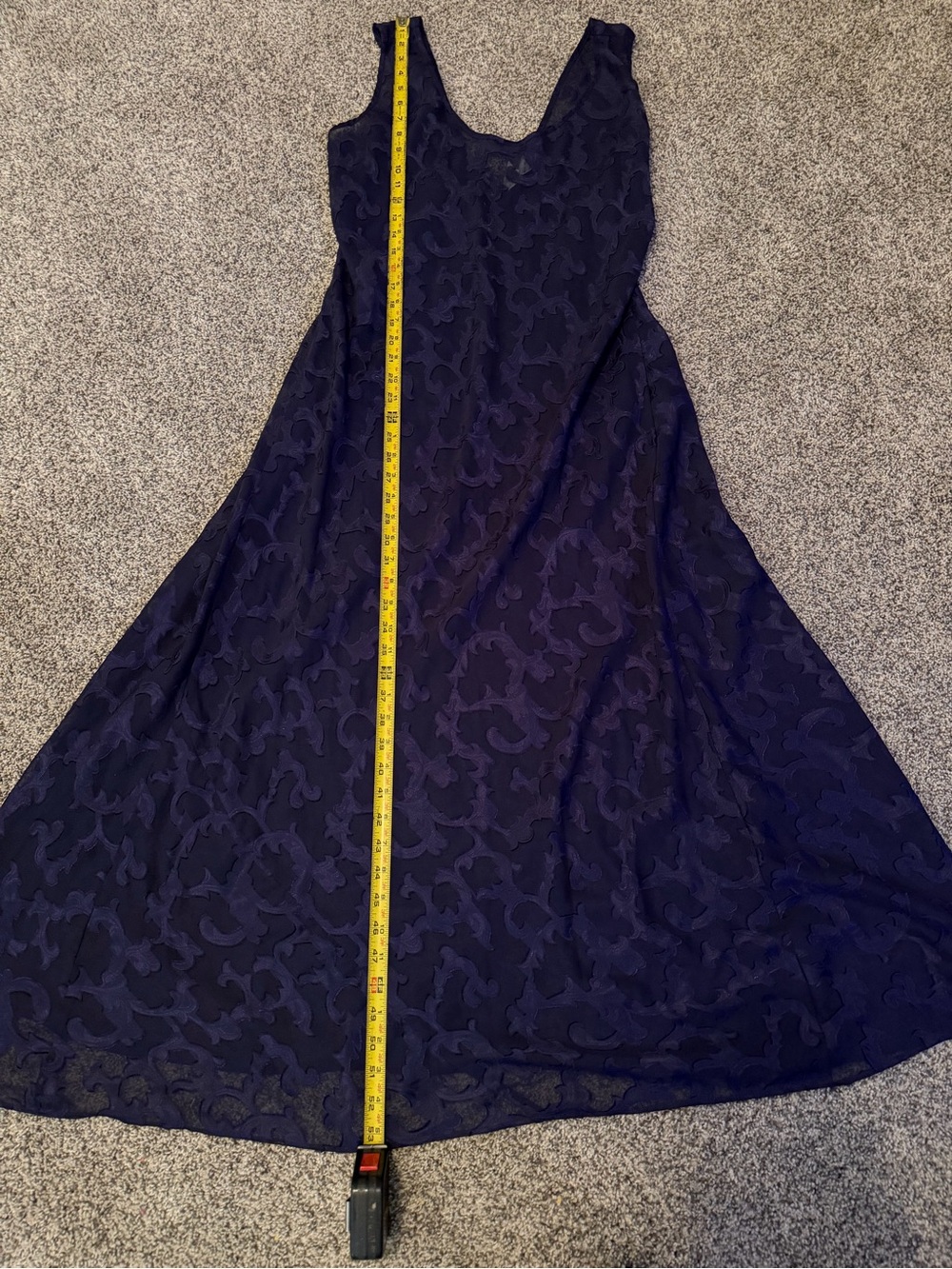 VTG Sheer Victoria’s Secret Gold Crown Label Maxi Slip Dress Sz L Luxe Romantic - Picture 2 of 7